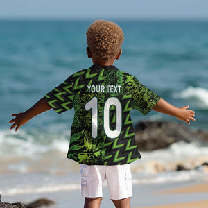 Nigeria Football Custom Kid Hawaiian Shirt Champions-Super Eagles - African Pride