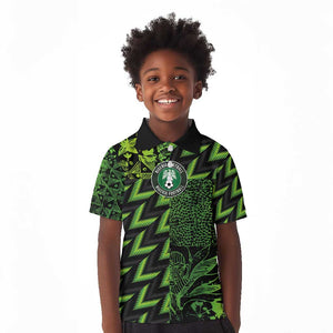 Nigeria Football Custom Kid Polo Shirt Champions-Super Eagles - African Pride