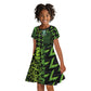 Nigeria Football Custom Kid Short Sleeve Dress Champions-Super Eagles - African Pride
