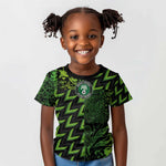 Nigeria Football Custom Kid T shirt Champions-Super Eagles - African Pride