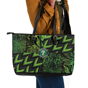 Nigeria Football Leather Tote Bag Champions-Super Eagles - African Pride