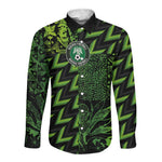 Nigeria Football Custom Long Sleeve Button Shirt Champions-Super Eagles - African Pride