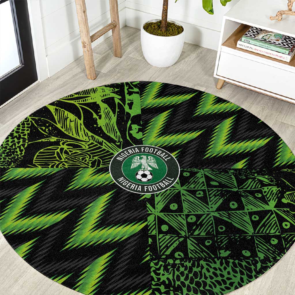 Nigeria Football Round Carpet Champions-Super Eagles - African Pride