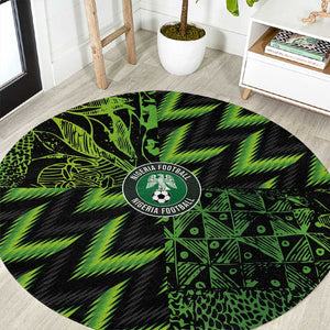 Nigeria Football Round Carpet Champions-Super Eagles - African Pride