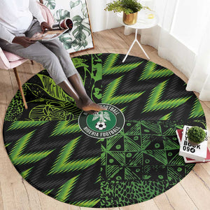 Nigeria Football Round Carpet Champions-Super Eagles - African Pride