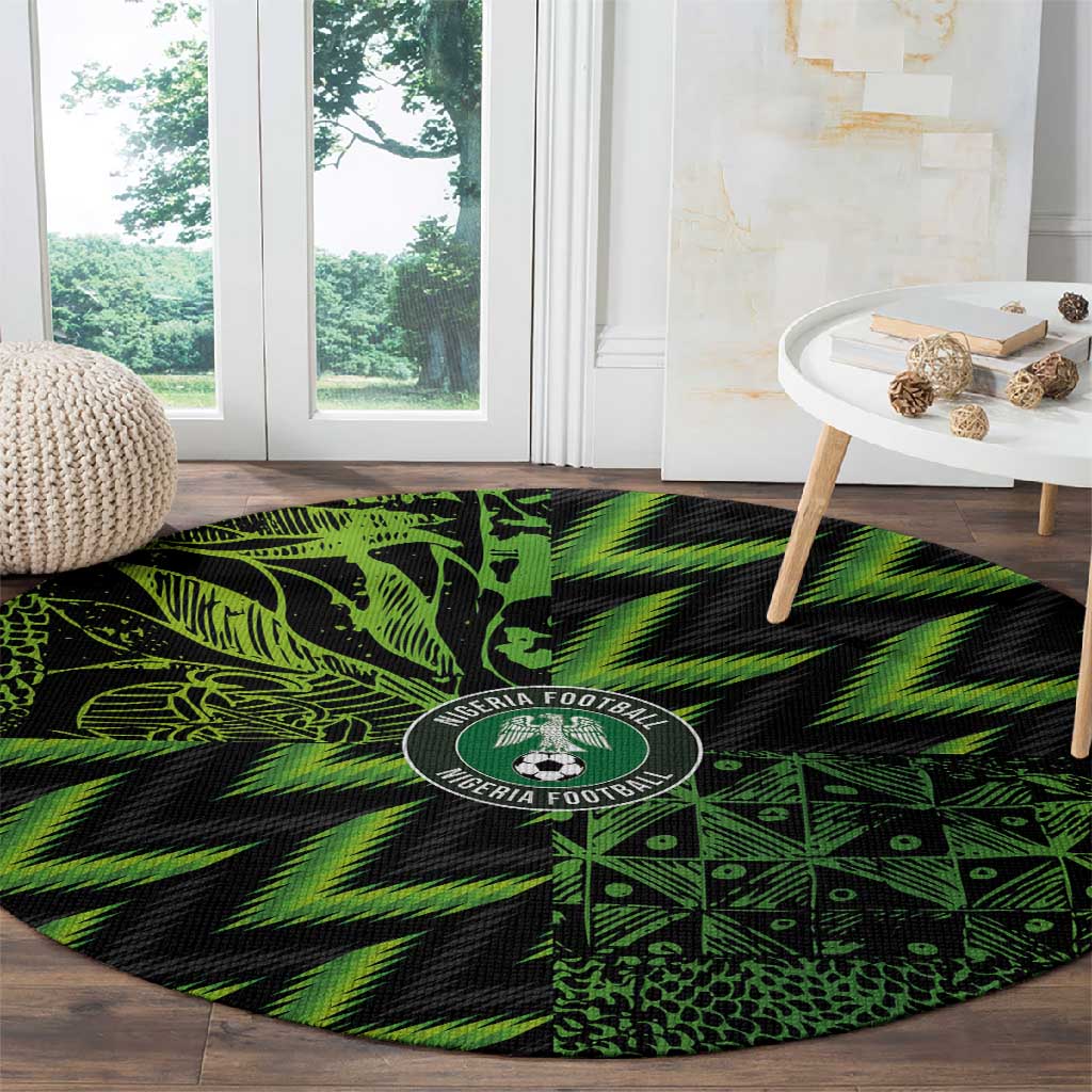 Nigeria Football Round Carpet Champions-Super Eagles - African Pride