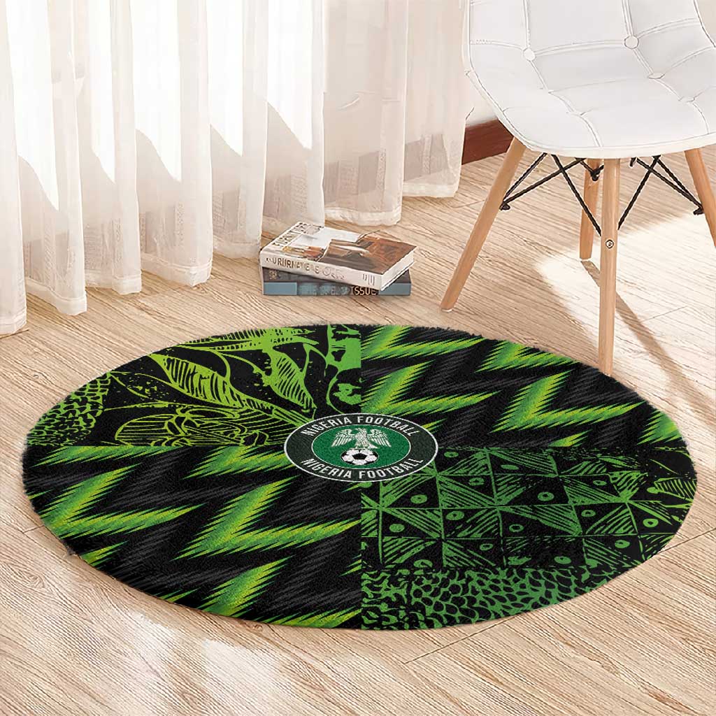 Nigeria Football Round Carpet Champions-Super Eagles - African Pride