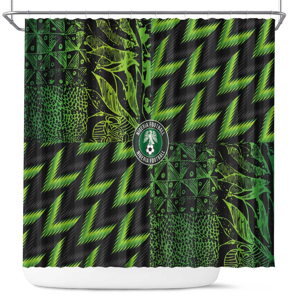 Nigeria Football Shower Curtain Champions-Super Eagles - African Pride