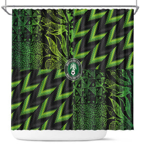 Nigeria Football Shower Curtain Champions-Super Eagles - African Pride