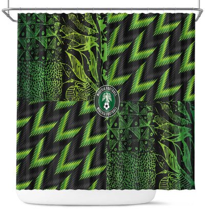 Nigeria Football Shower Curtain Champions-Super Eagles - African Pride