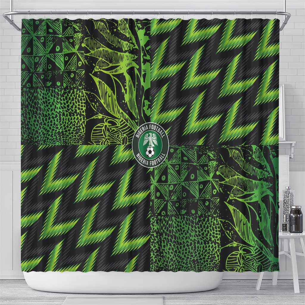Nigeria Football Shower Curtain Champions-Super Eagles - African Pride