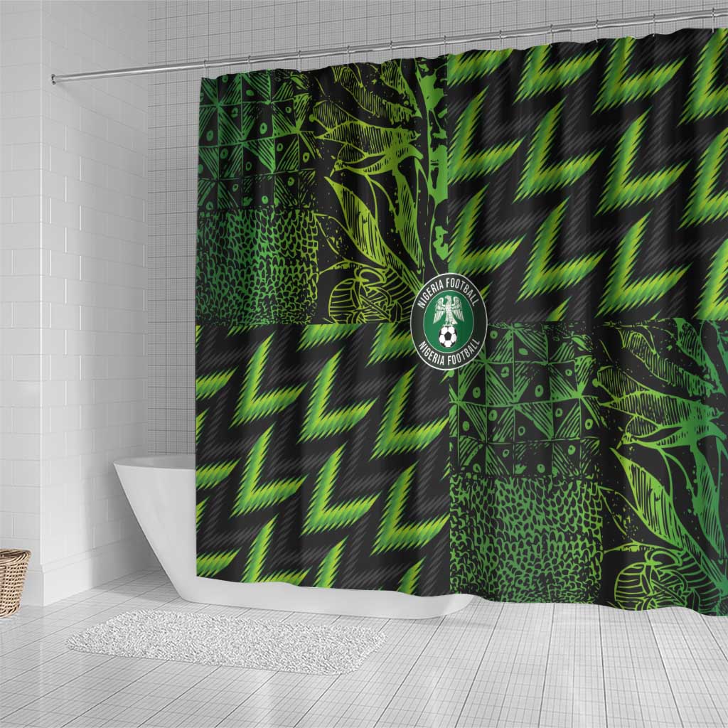 Nigeria Football Shower Curtain Champions-Super Eagles - African Pride