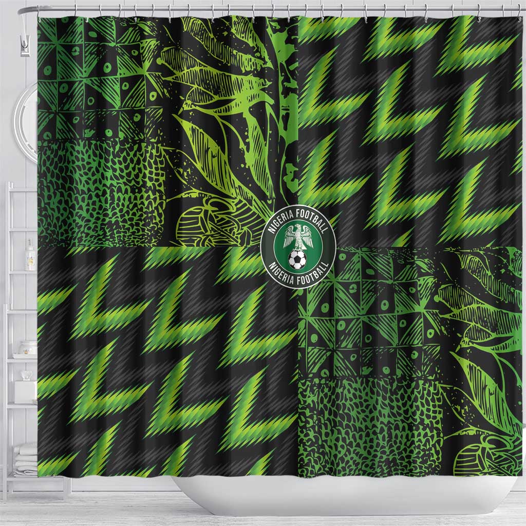 Nigeria Football Shower Curtain Champions-Super Eagles - African Pride