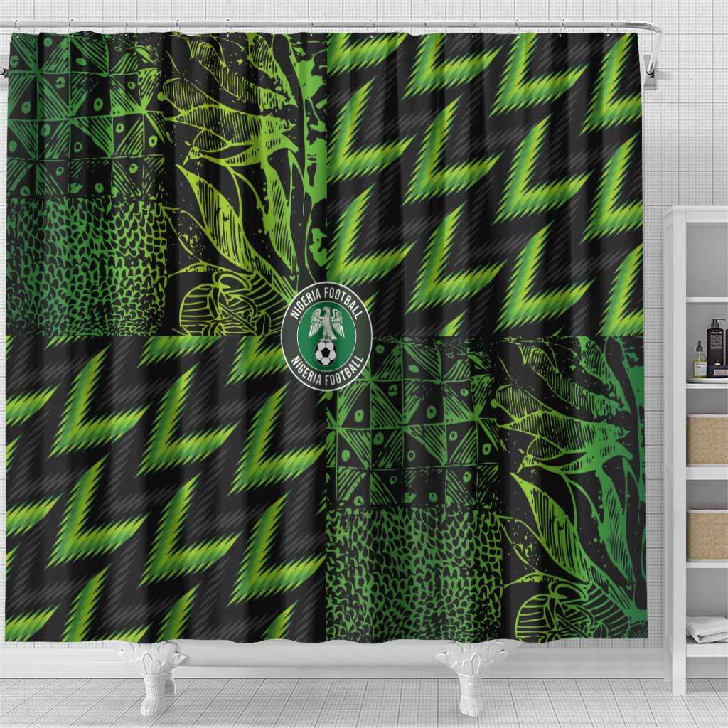 Nigeria Football Shower Curtain Champions-Super Eagles - African Pride