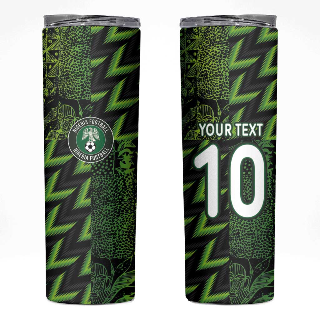 Nigeria Football Custom Skinny Tumbler Champions-Super Eagles - African Pride