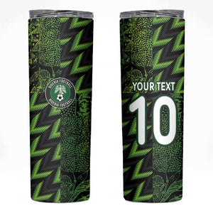 Nigeria Football Custom Skinny Tumbler Champions-Super Eagles - African Pride