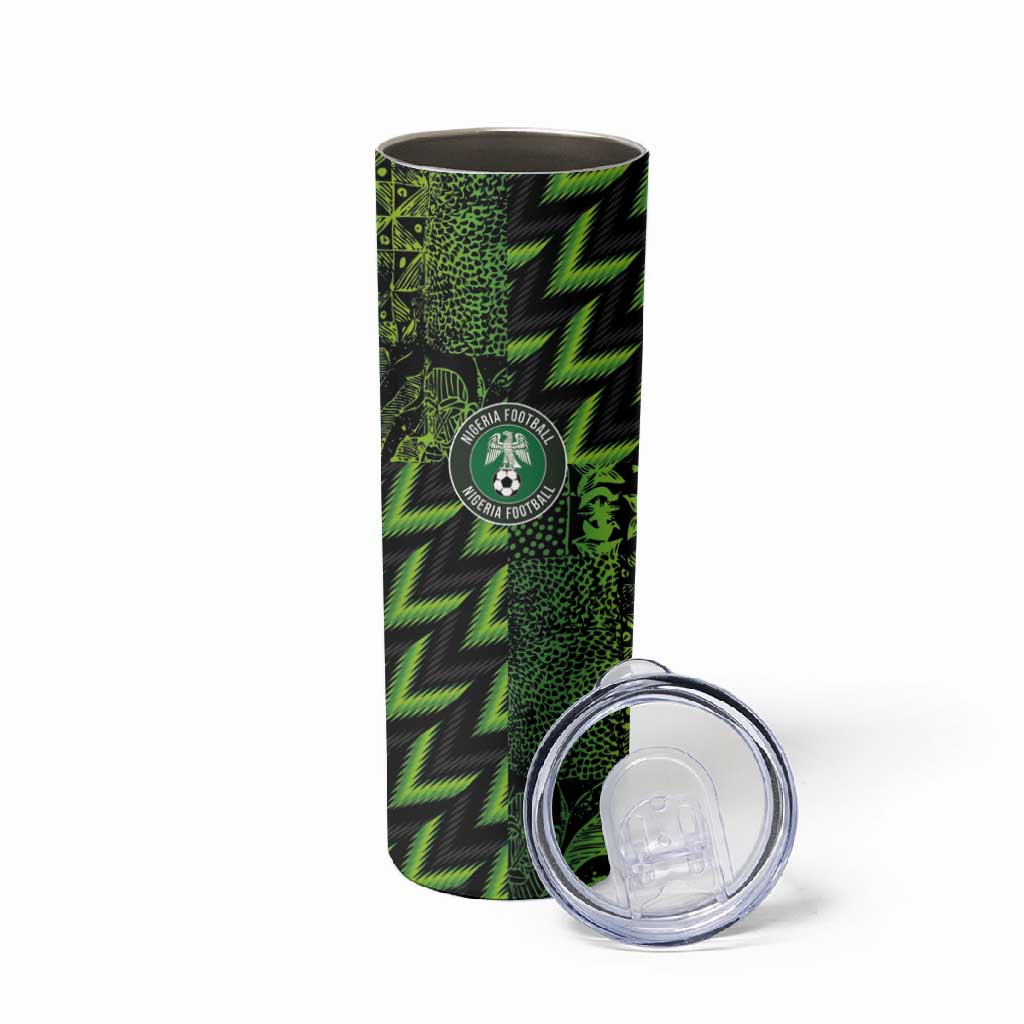 Nigeria Football Custom Skinny Tumbler Champions-Super Eagles - African Pride