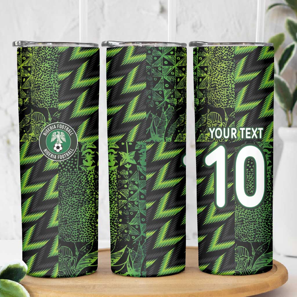 Nigeria Football Custom Skinny Tumbler Champions-Super Eagles - African Pride