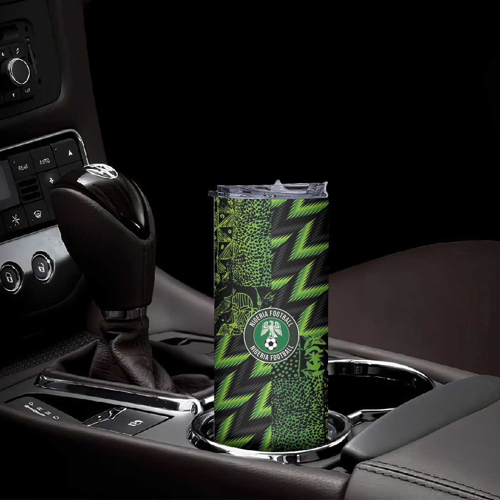 Nigeria Football Custom Skinny Tumbler Champions-Super Eagles - African Pride
