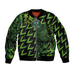 Nigeria Football Custom Sleeve Zip Bomber Jacket Champions-Super Eagles - African Pride