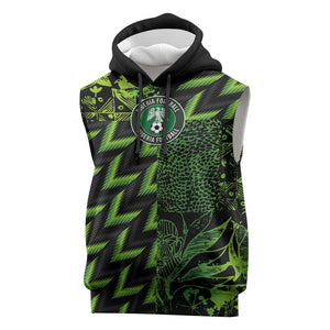 Nigeria Football Custom Sleeveless Hoodie Champions-Super Eagles - African Pride