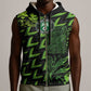 Nigeria Football Custom Sleeveless Zip Hoodie Champions-Super Eagles - African Pride