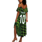 Nigeria Football Custom Summer Maxi Dress Champions-Super Eagles - African Pride