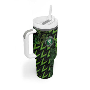 Nigeria Football Custom Tumbler With Handle Champions-Super Eagles - African Pride