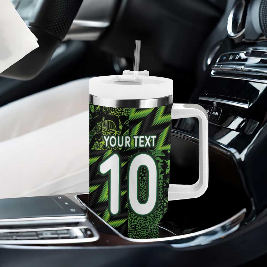 Nigeria Football Custom Tumbler With Handle Champions-Super Eagles - African Pride