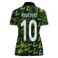 Nigeria Football Custom Women Polo Shirt Champions-Super Eagles - African Pride