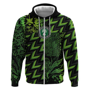 Nigeria Football Custom Zip Hoodie Champions-Super Eagles - African Pride