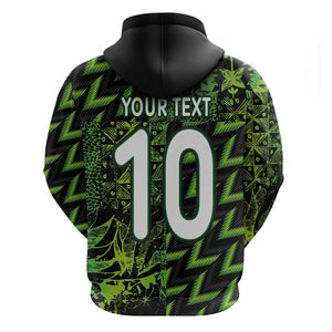 Nigeria Football Custom Zip Hoodie Champions-Super Eagles - African Pride
