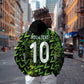 Nigeria Football Custom Zip Hoodie Champions-Super Eagles - African Pride