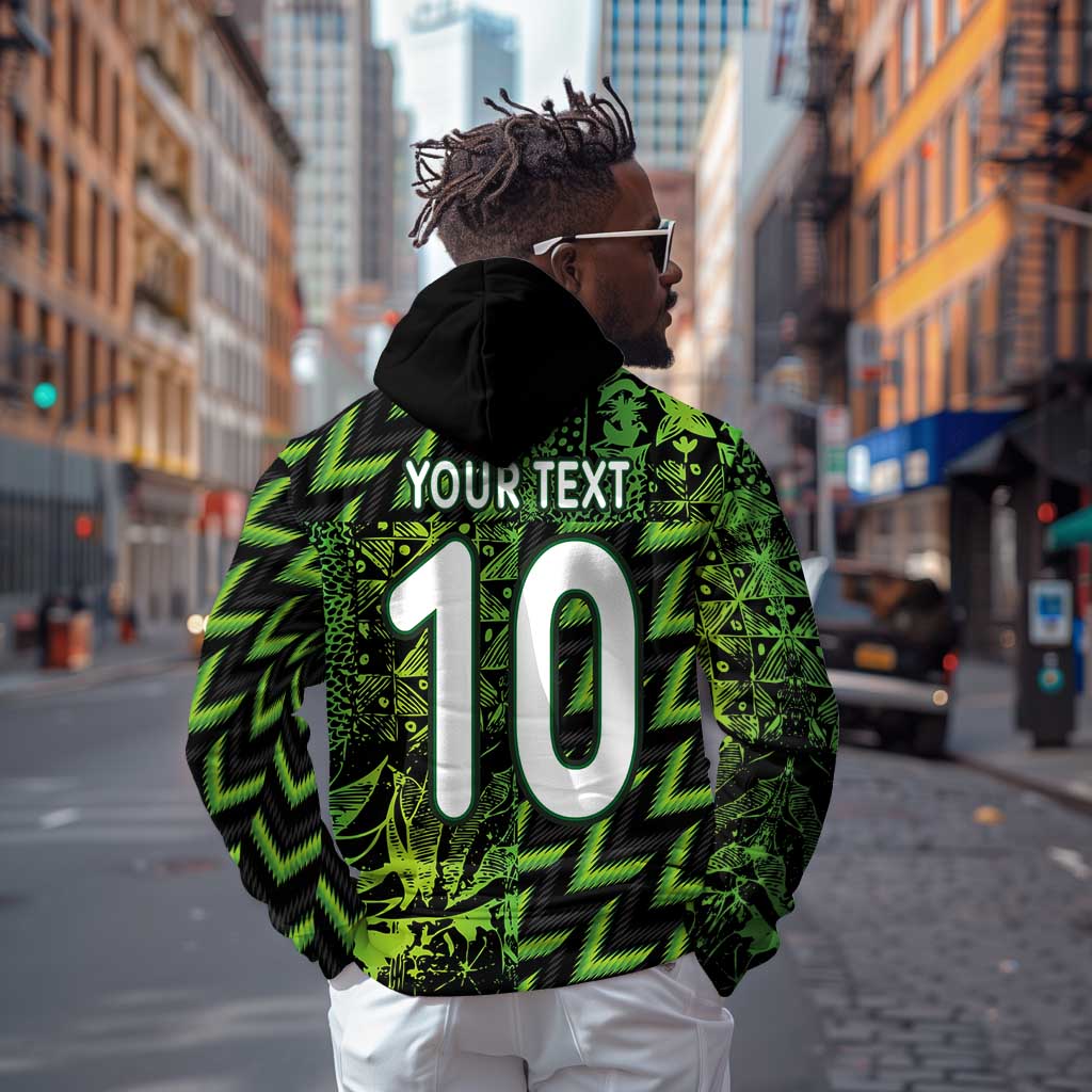 Nigeria Football Custom Zip Hoodie Champions-Super Eagles - African Pride