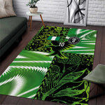 Nigeria Football Custom Area Rug Super Eagles-Africa Spirit - African Pride