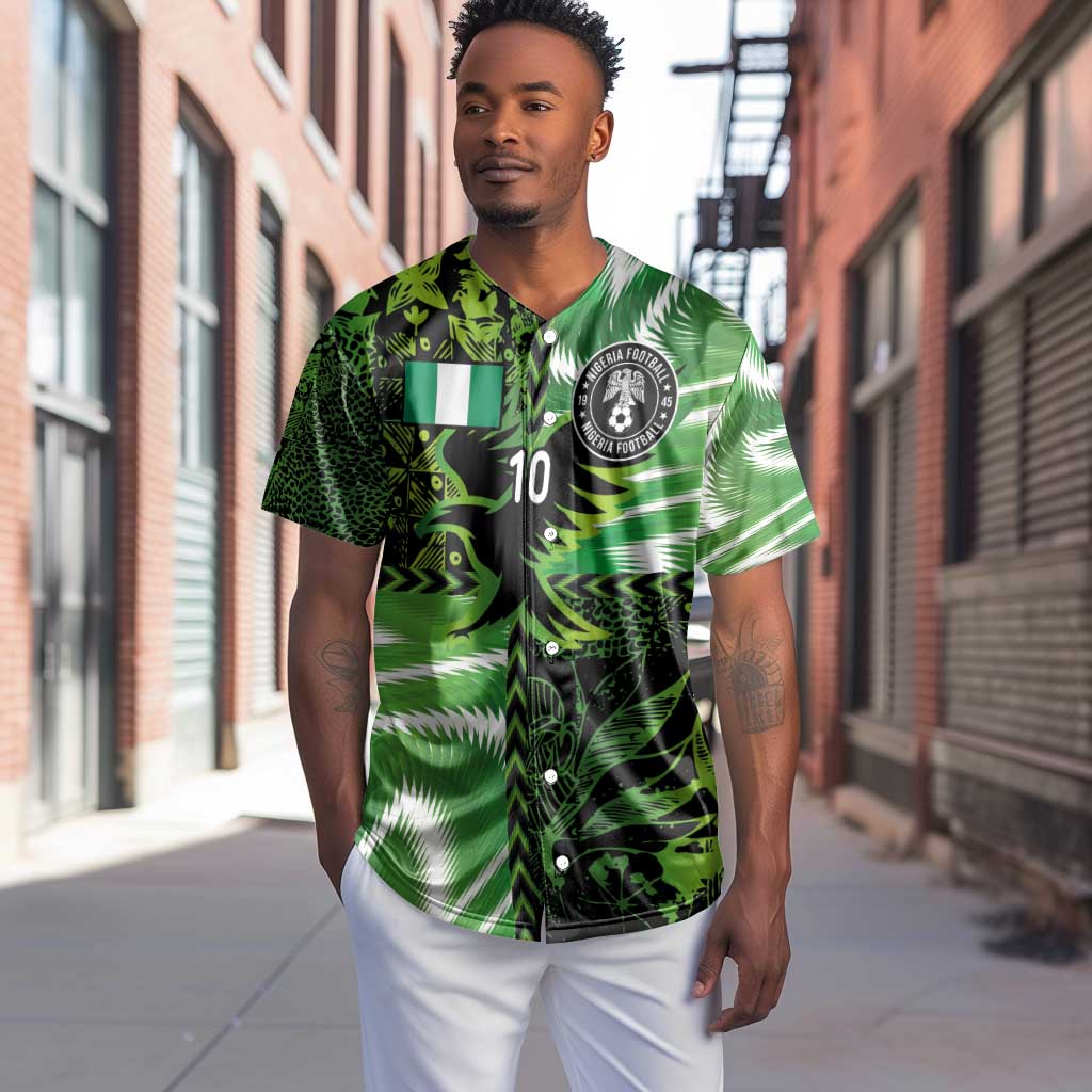 Nigeria Football Custom Baseball Jersey Super Eagles-Africa Spirit - African Pride