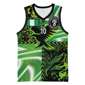 Nigeria Football Custom Basketball Jersey Super Eagles-Africa Spirit - African Pride