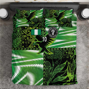 Nigeria Football Custom Bedding Set Super Eagles-Africa Spirit - African Pride