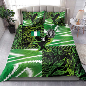 Nigeria Football Custom Bedding Set Super Eagles-Africa Spirit - African Pride
