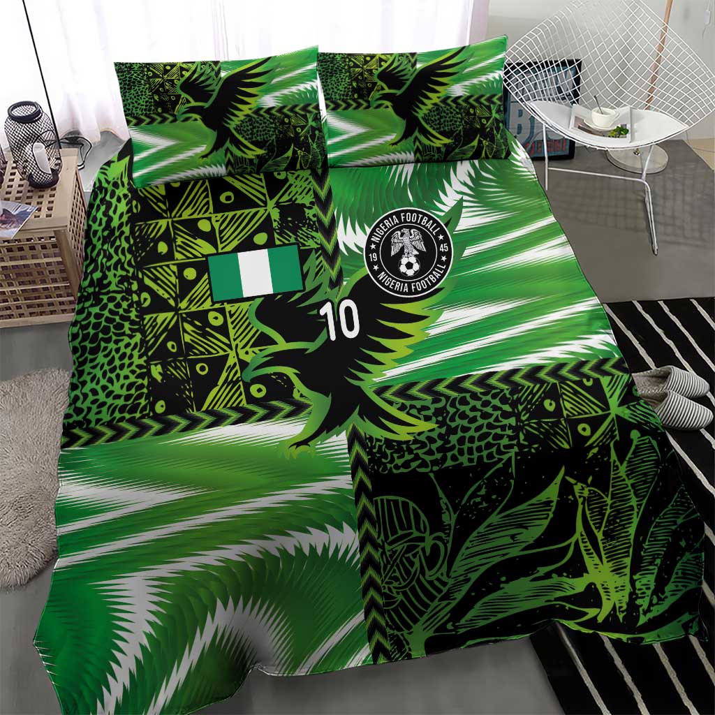 Nigeria Football Custom Bedding Set Super Eagles-Africa Spirit - African Pride
