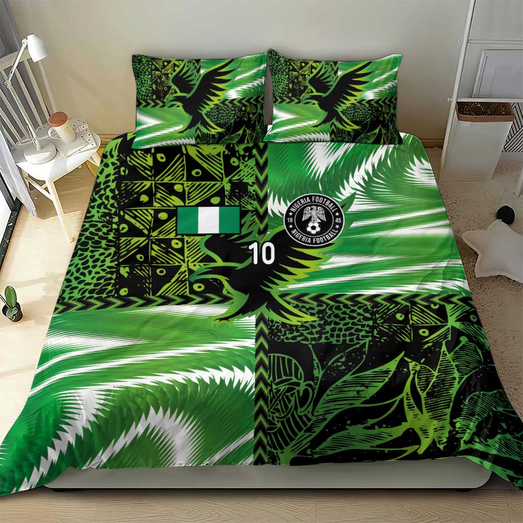 Nigeria Football Custom Bedding Set Super Eagles-Africa Spirit - African Pride