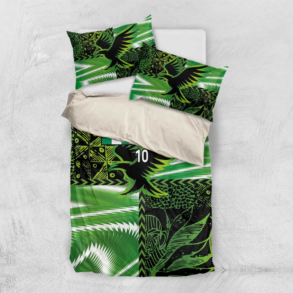 Nigeria Football Custom Bedding Set Super Eagles-Africa Spirit - African Pride
