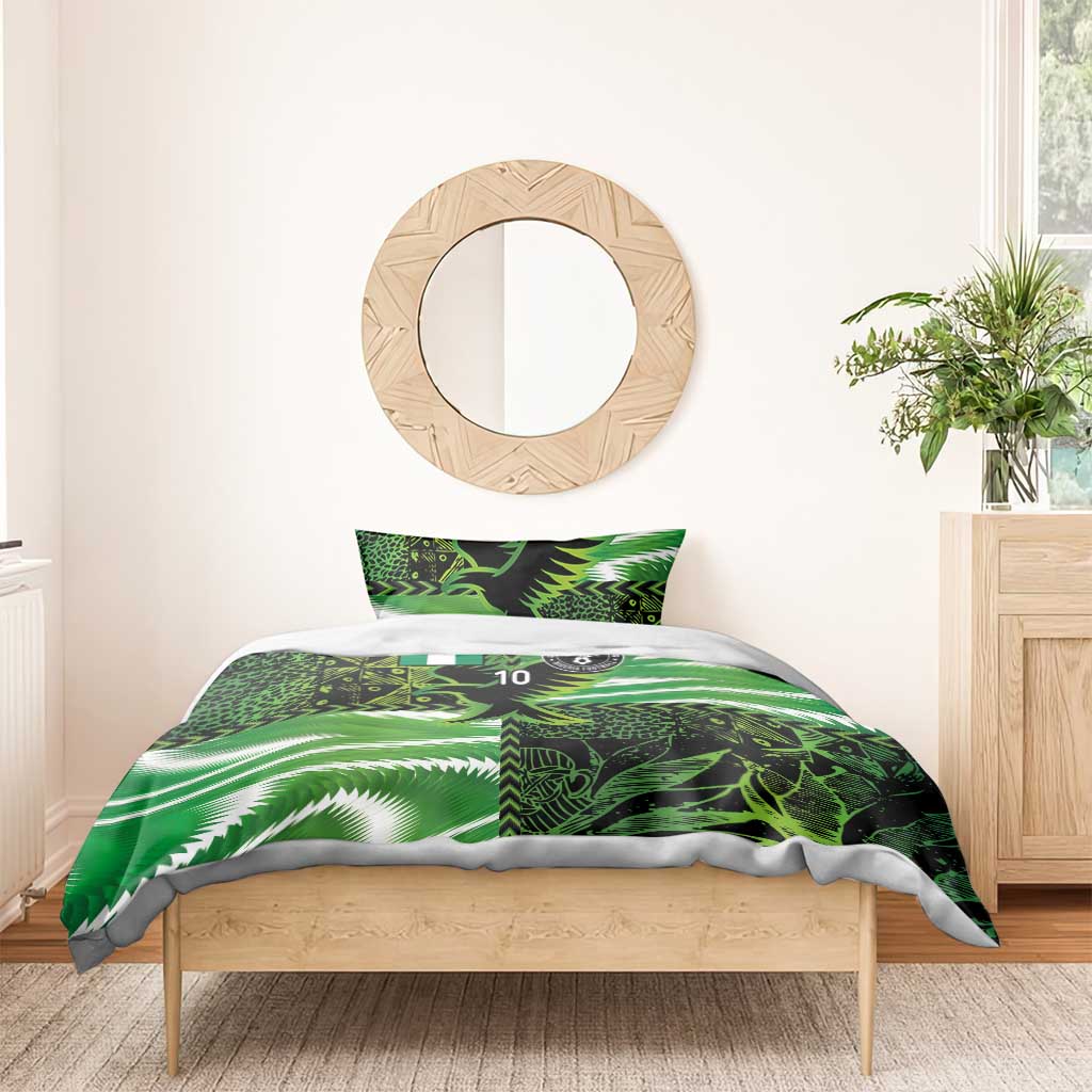 Nigeria Football Custom Bedding Set Super Eagles-Africa Spirit - African Pride