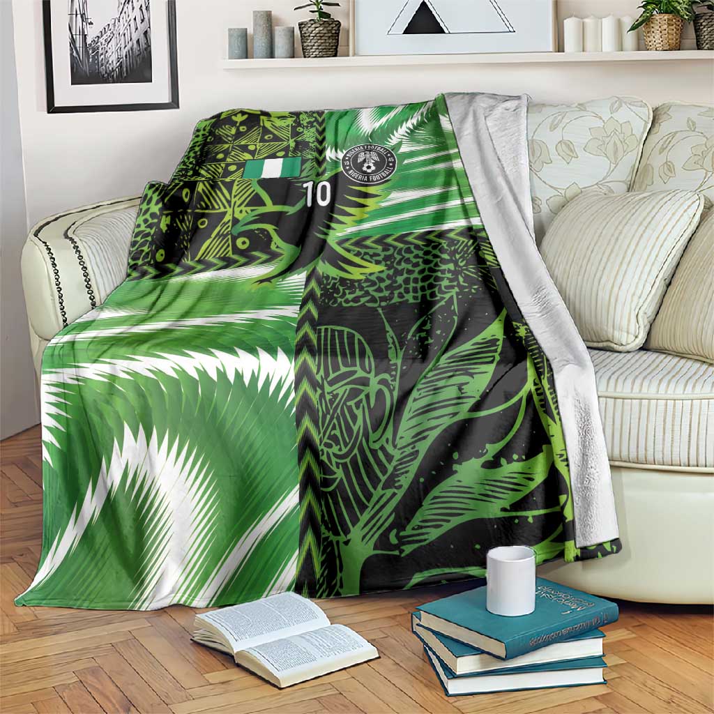 Nigeria Football Custom Blanket Super Eagles-Africa Spirit - African Pride