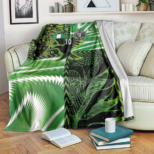 Nigeria Football Custom Blanket Super Eagles-Africa Spirit - African Pride