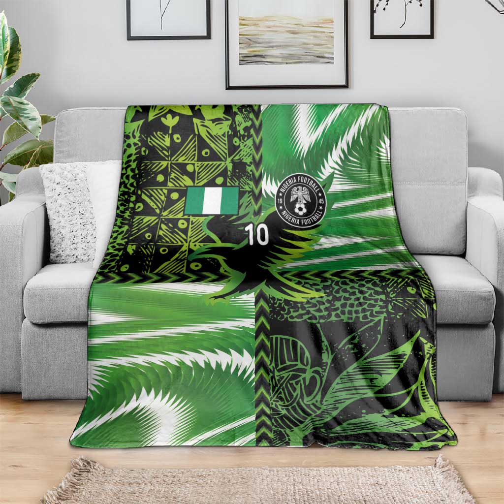 Nigeria Football Custom Blanket Super Eagles-Africa Spirit - African Pride
