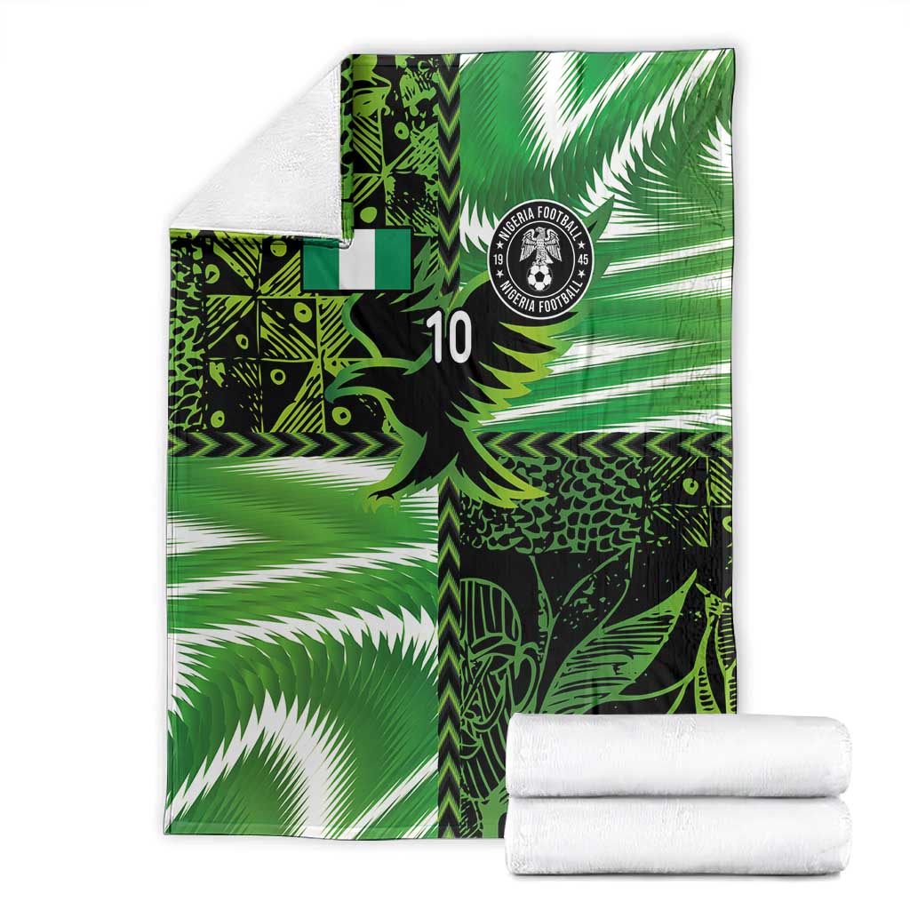 Nigeria Football Custom Blanket Super Eagles-Africa Spirit - African Pride