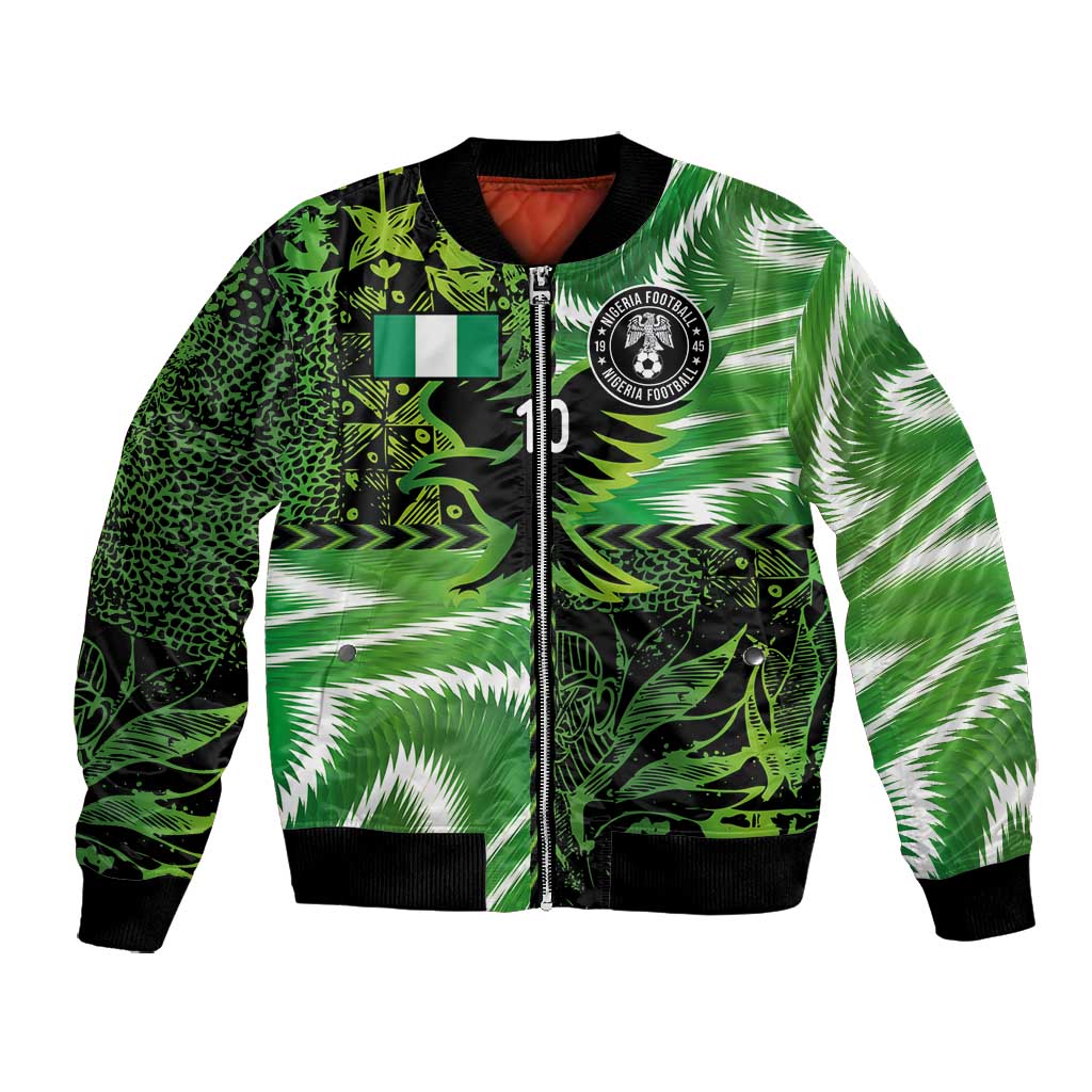 Nigeria Football Custom Bomber Jacket Super Eagles-Africa Spirit - African Pride
