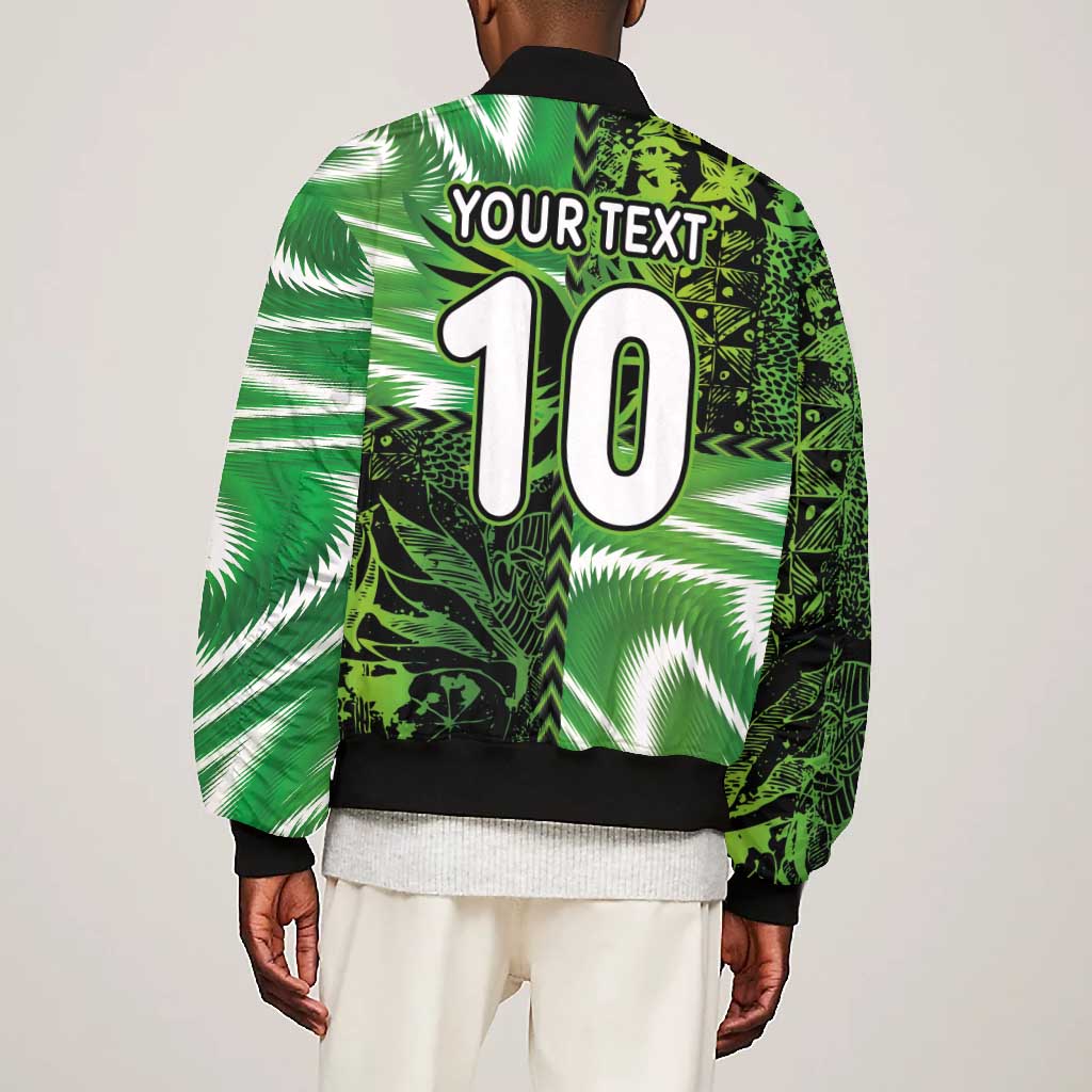 Nigeria Football Custom Bomber Jacket Super Eagles-Africa Spirit - African Pride