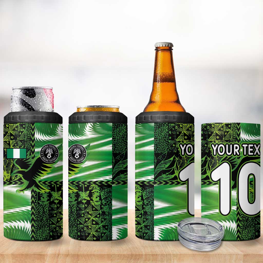 Nigeria Football Custom 4 in 1 Can Cooler Tumbler Super Eagles-Africa Spirit - African Pride